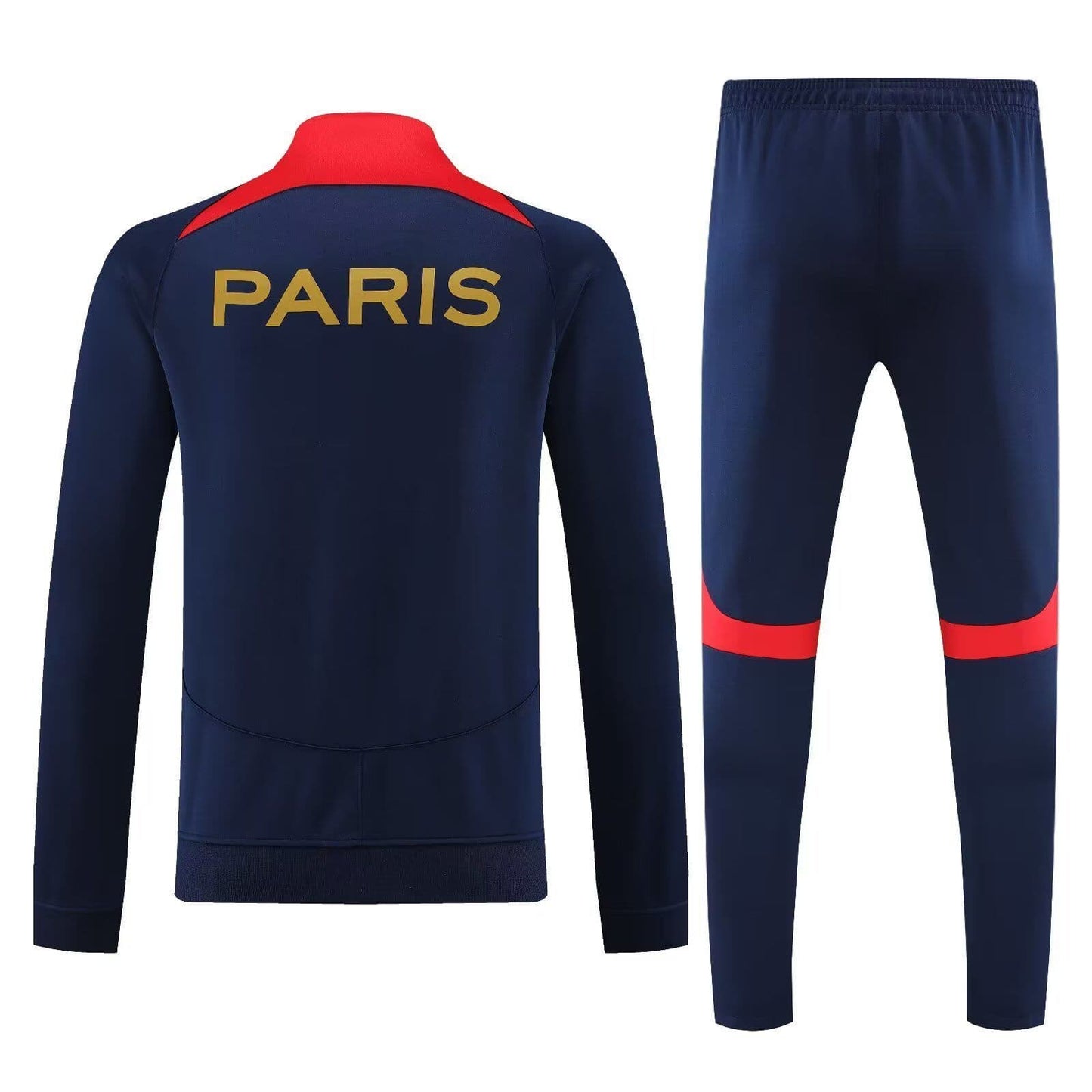 Paris Saint-Germain 23-24, Dark Blue with Red Tracksuits