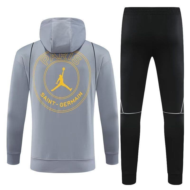 Paris Saint-Germain 23-24, Grey Tracksuit with Hood