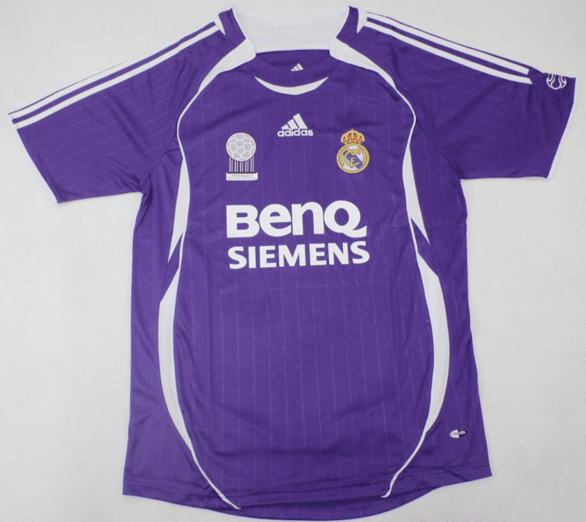 Real Madrid 2006-07 Purple Third Away