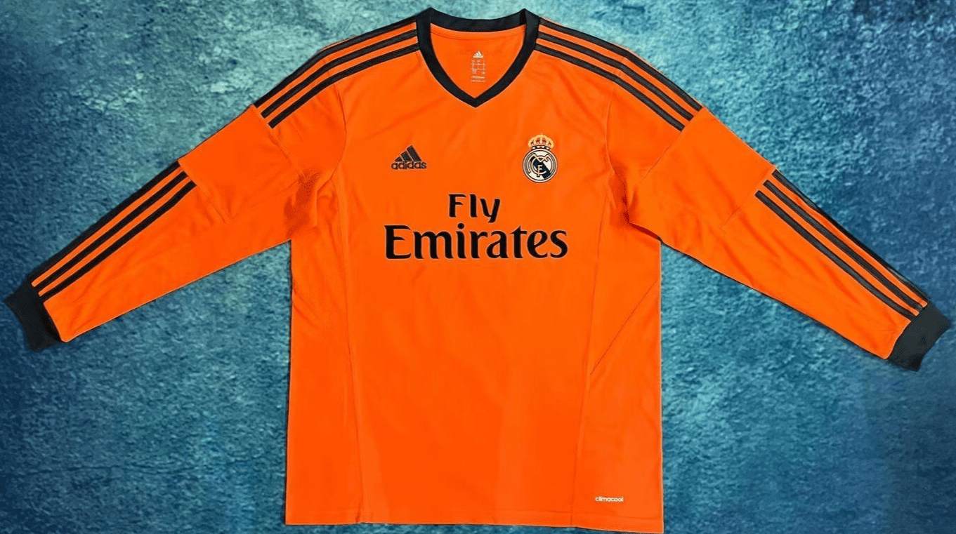 Real Madrid 2013-14, Orange Away,  Long Sleeve