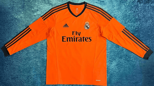 Real Madrid 2013-14, Orange Away,  Long Sleeve