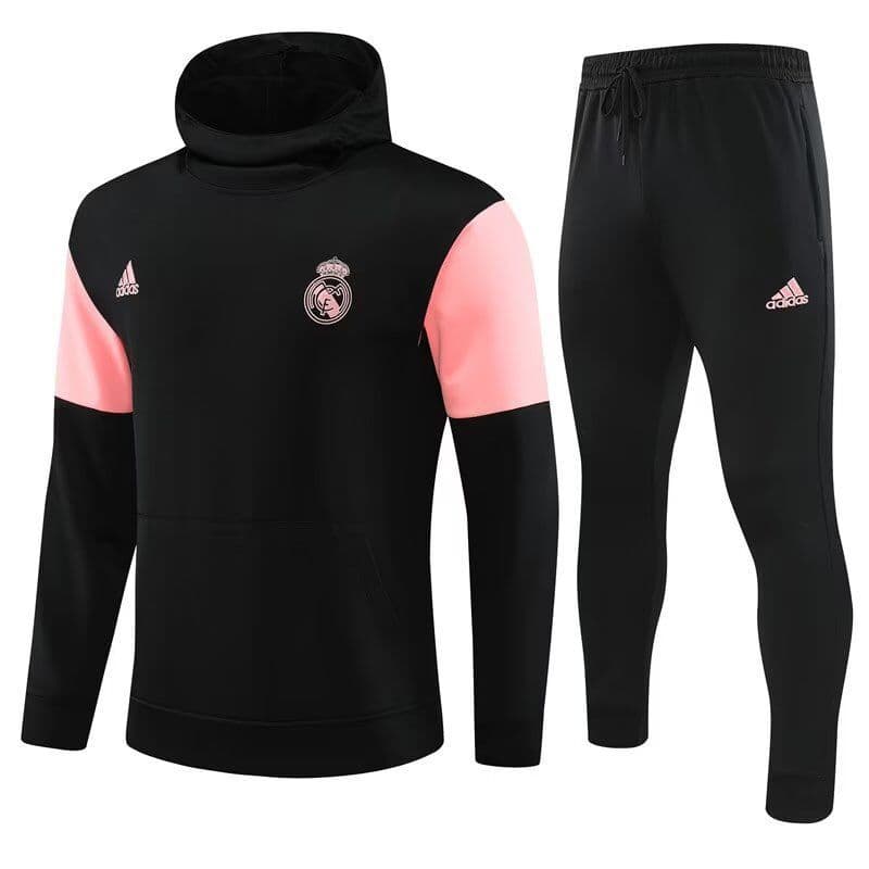 Real Madrid 23-24, Black with Pink Tracksuit