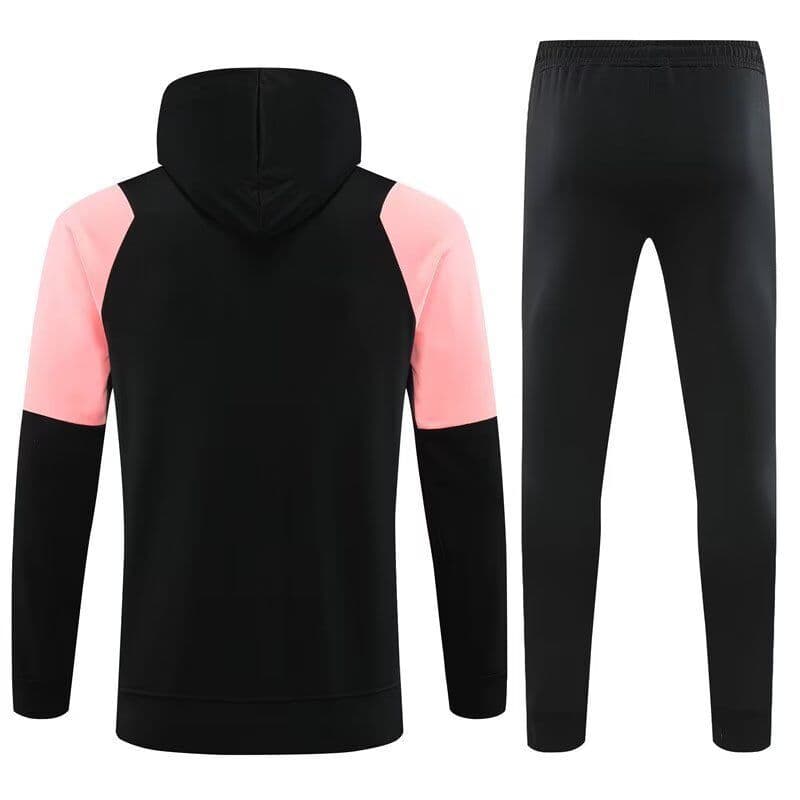 Real Madrid 23-24, Black with Pink Tracksuit