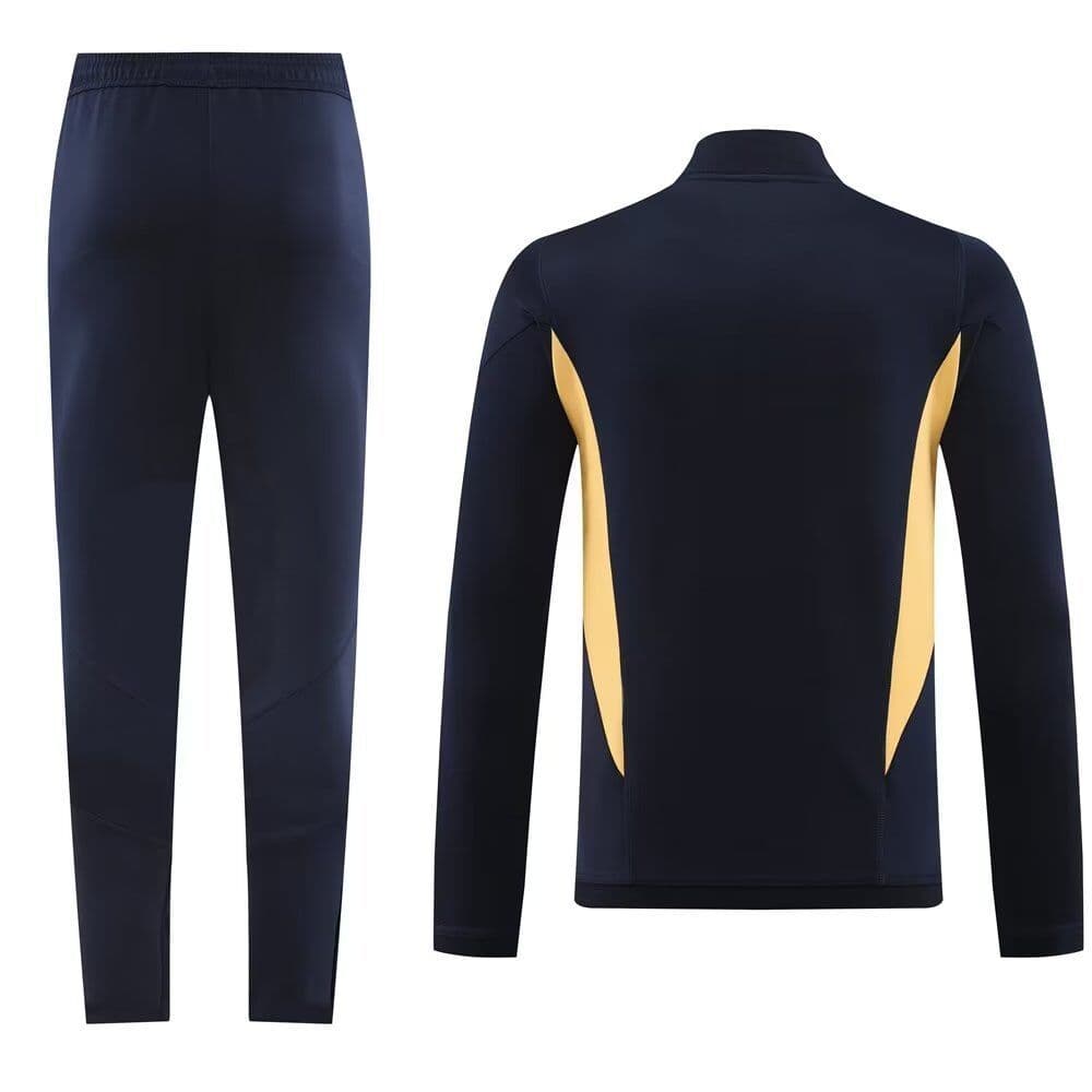 Real Madrid 23-24, Dark Blue with Gold Tracksuit