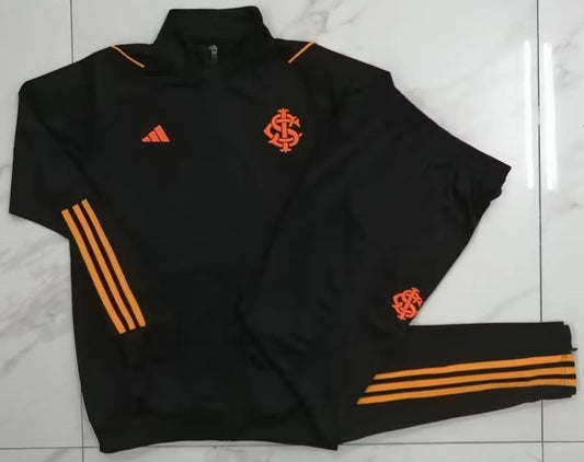 SC Internacional 23-24, Black with Orange Tracksuit