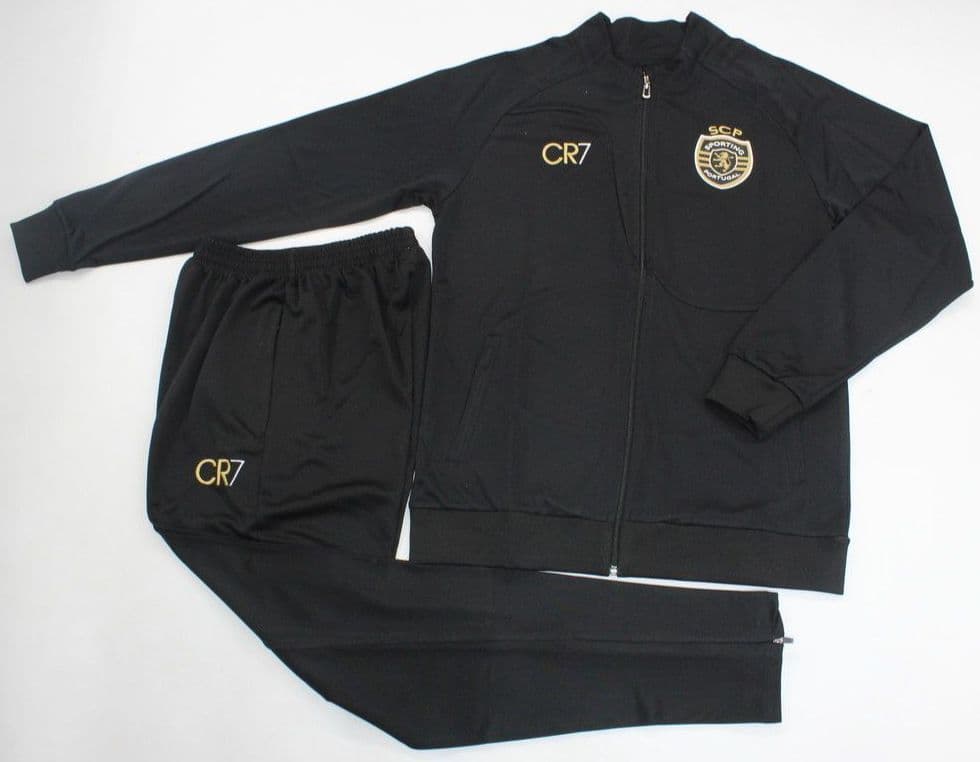 Sporting Lisbon CR7 Black Tracksuit