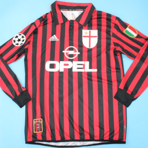 A.C. Milan 1999-00, Home, Long Sleeve with UCL