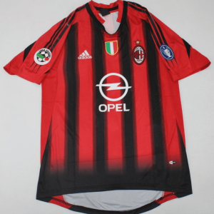 A.C. Milan 2004-05, Home with Patch & Fonts