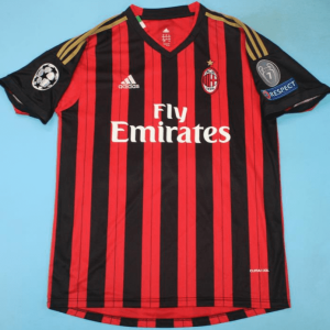 A.C. Milan 2013-14, Home,  with UCL & Fonts