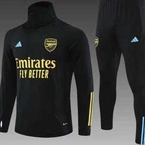 Arsenal 23-24, Black Tracksuit High Neck Kid Size