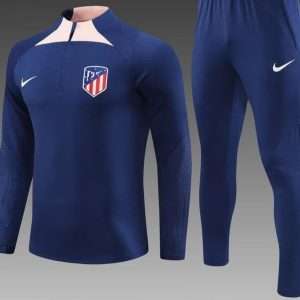 Atletico Madrid 23-24, Dark Blue with Pink Tracksuit Kid Size