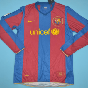 Barcelona 2007-08, Home, Long Sleeve
