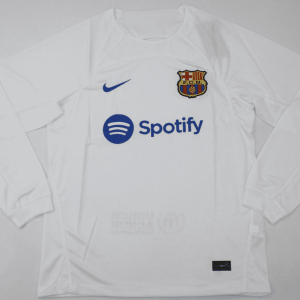 Barcelona 2022-23, White Away, Long Sleeve