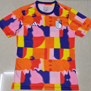 Belgium 2022-23, Pink Orange Blue Training Shirts Player Version