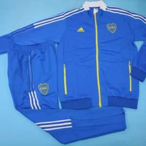 Boca Juniors 21-22, Blue with White Line Tracksuit