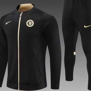 Chelsea 23-24, Black with Gold Tracksuit Kid Size