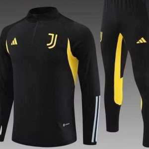 Juventus 23-24, Black with Yellow Tracksuit Kid Size