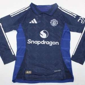 Man U Long Sleeve Player Version | 23 | Blue | Away