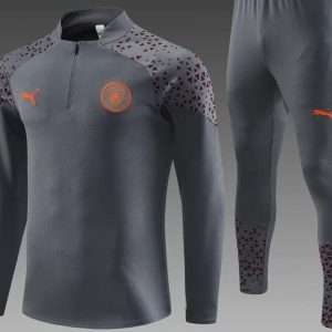 Manchester City 23-24, Grey Tracksuit Kid Size