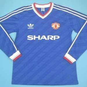 Manchester United 1986-88,  Blue Long Sleeve