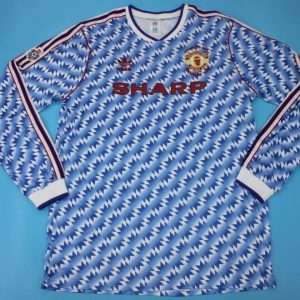 Manchester United 1992, League Cup Final, Blue Long Sleeve