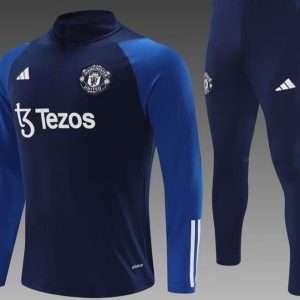 Manchester United 23-24, Dark Blue Tracksuit Kid Size