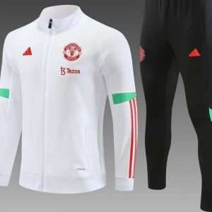 Manchester United 23-24, White Tracksuit Kid Size
