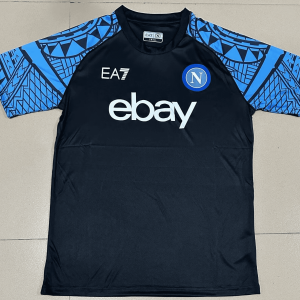 Napoli 2023-24, Black with Blue Training Shirts