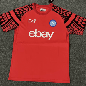 Napoli 2023-24, Red with Black Training Shirts