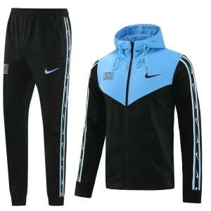 Nike NM06, Black with Blue Tracksuit with Hood