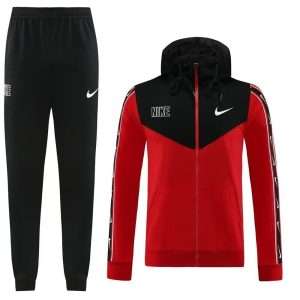 Nike NM06, Red with Black Tracksuit with Hood