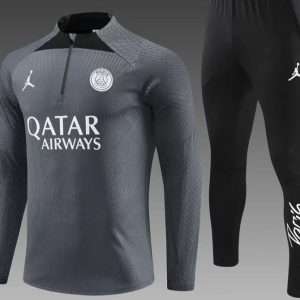 Paris Saint-Germain 23-24, Grey Tracksuit Kid Size
