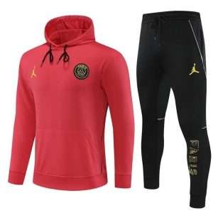 Paris Saint-Germain 23-24, Red Tracksuit with Hood