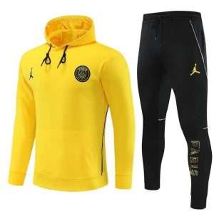 Paris Saint-Germain 23-24, Yellow Tracksuit with Hood