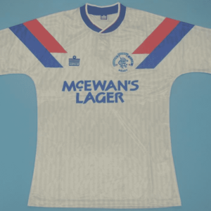 Rangers 1990-92, White Away