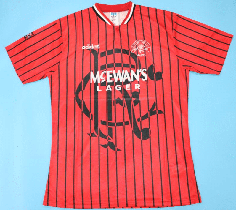 Rangers 1994-95, Red Away
