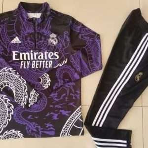 Real Madrid 23-24, Purple Dragon Tracksuit Kid Size