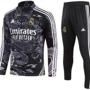 Real Madrid Black Dragon Tracksuit Kid Size