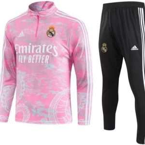 Real Madrid Pink Dragon Tracksuit Kid Size