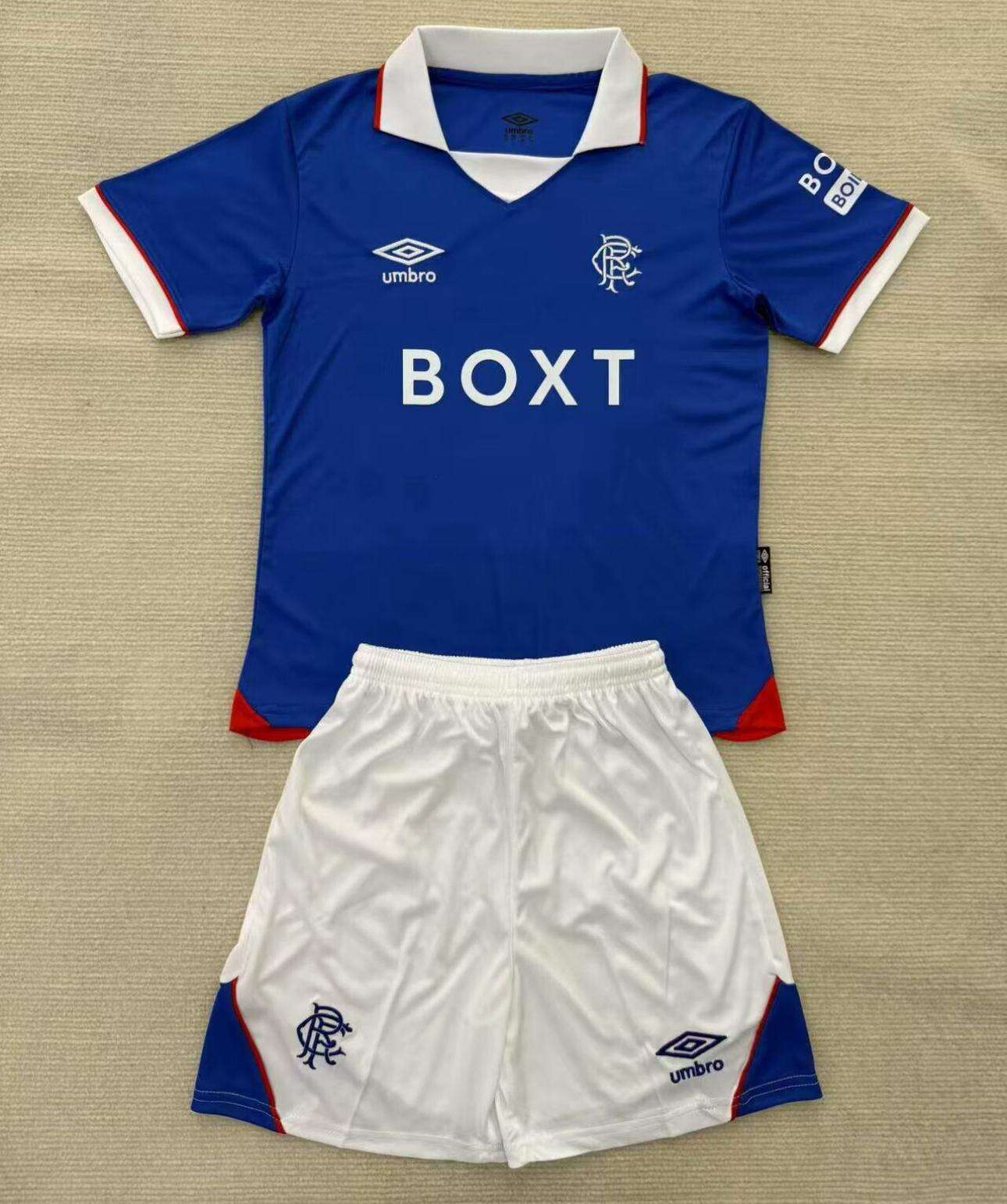 Glasgow Rangers Kids 2025-26 Home Kit