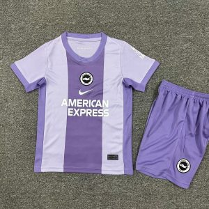 Brighton and Hove Albion Kids Away Kit 2025-2026