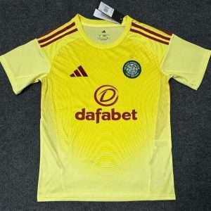 Celtic 2025-26 Goalkeeper Top Yellow