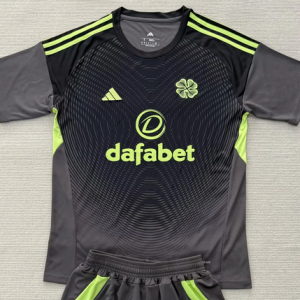 Celtic 2025-26 Goalkeeper Top Black Away