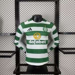 Celtic 2025-26 Home Long Sleeved Shirt