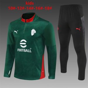 AC Milan Kids Tracksuit 2025-2026 Green