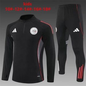 Ajax Kids Tracksuit 2025-2026 Black