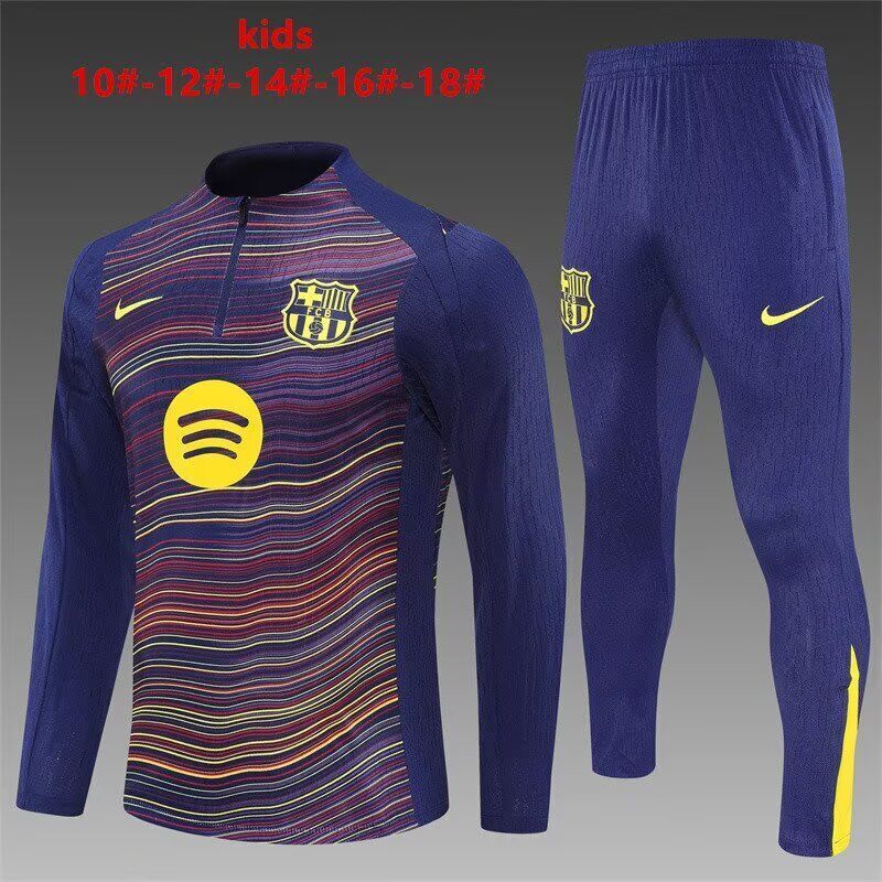 Barcelona Kids Tracksuit 2025-2026 Mixed Colours