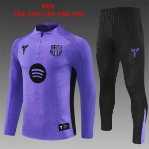 Barcelona Kids Tracksuit 2025-2026 Purple