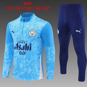 Manchester City Kids Tracksuit 2025-2026 Blue