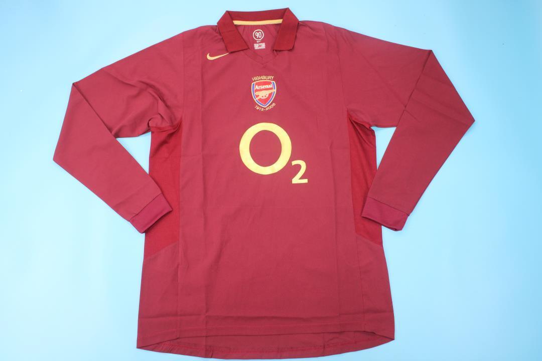 Arsenal 2005-2006 Away Long Sleeve